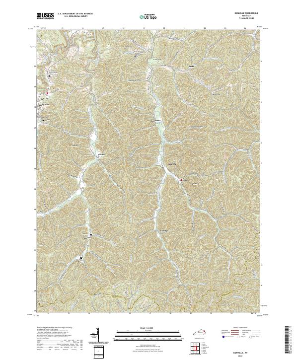 Isonville, KY — USGS 7.5-minute topo (2022)