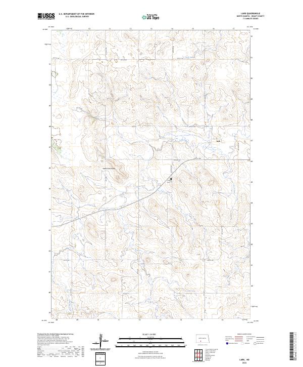 Lark, ND — USGS 7.5-minute topo (2024)