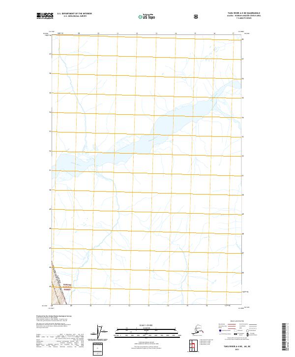 Taku River A-4 NE, AK-BC — USGS 7.5-minute topo (2021)