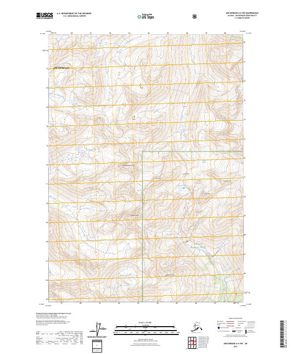 Anchorage A-6 SW, AK — USGS 7.5-minute topo (2023)