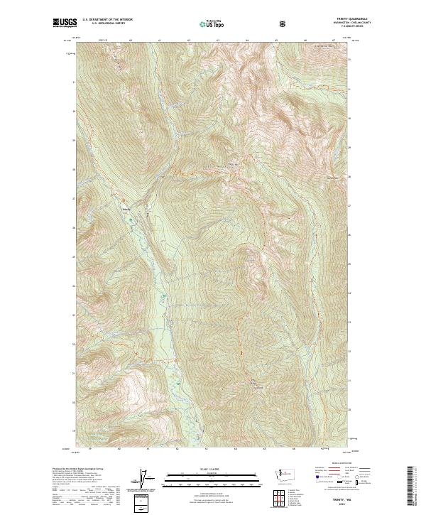 Trinity, WA — USGS 7.5-minute topo (2023)