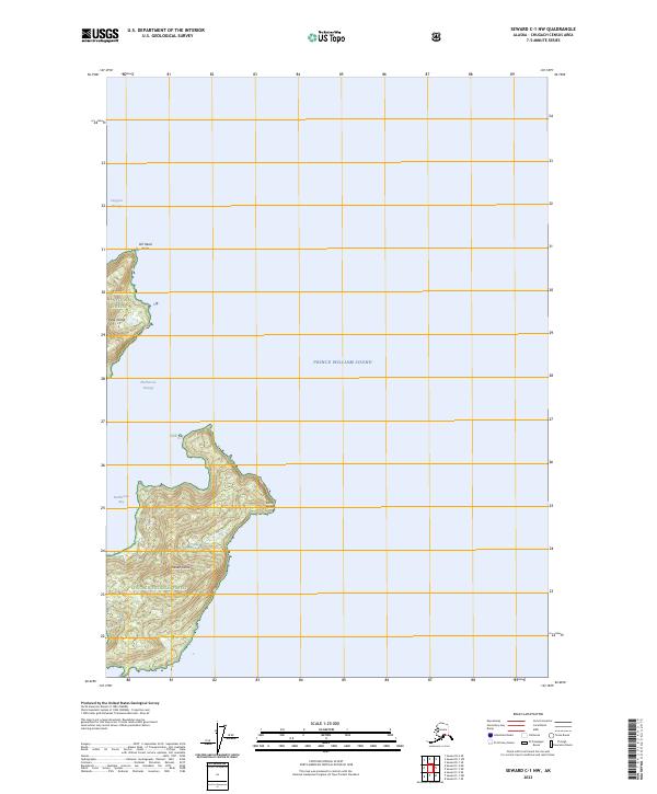 Seward C-1 NW, AK — USGS 7.5-minute topo (2023)