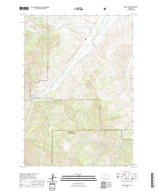 Noon Point, WY — USGS 7.5-minute topo (2021)