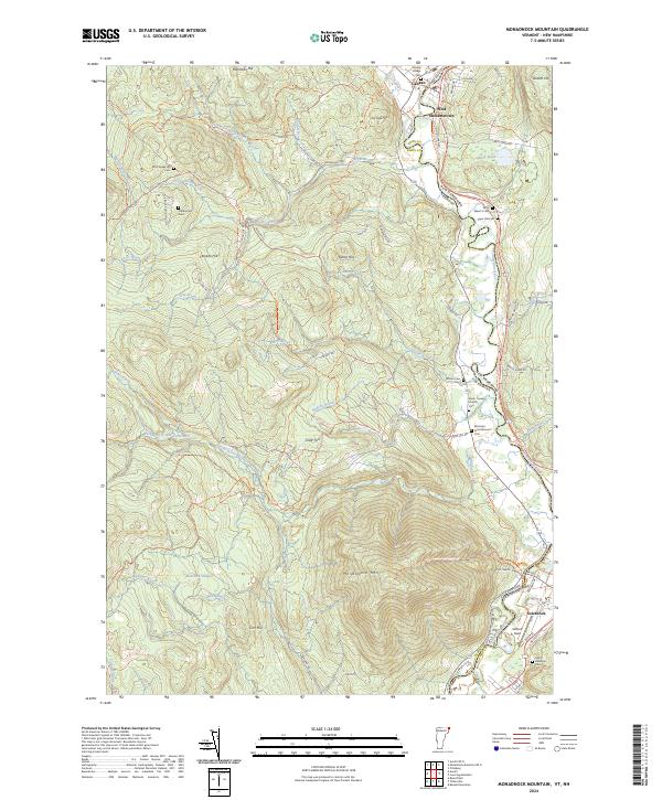 Monadnock Mountain, VT-NH — USGS 7.5-minute topo (2024)