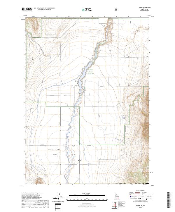 Stone, ID-UT — USGS 7.5-minute topo (2023)