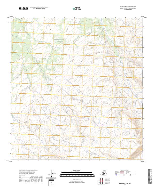 Gulkana B-1 NW, AK — USGS 7.5-minute topo (2023)