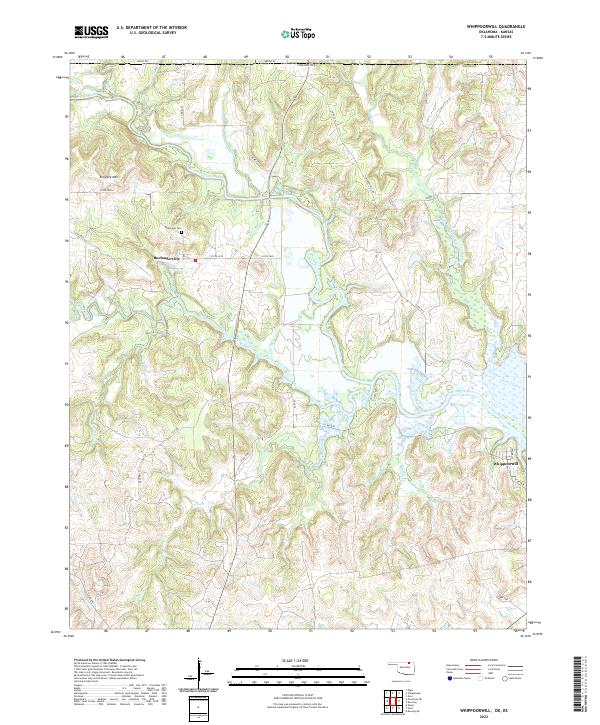 Whippoorwill, OK-KS — USGS 7.5-minute topo (2022)
