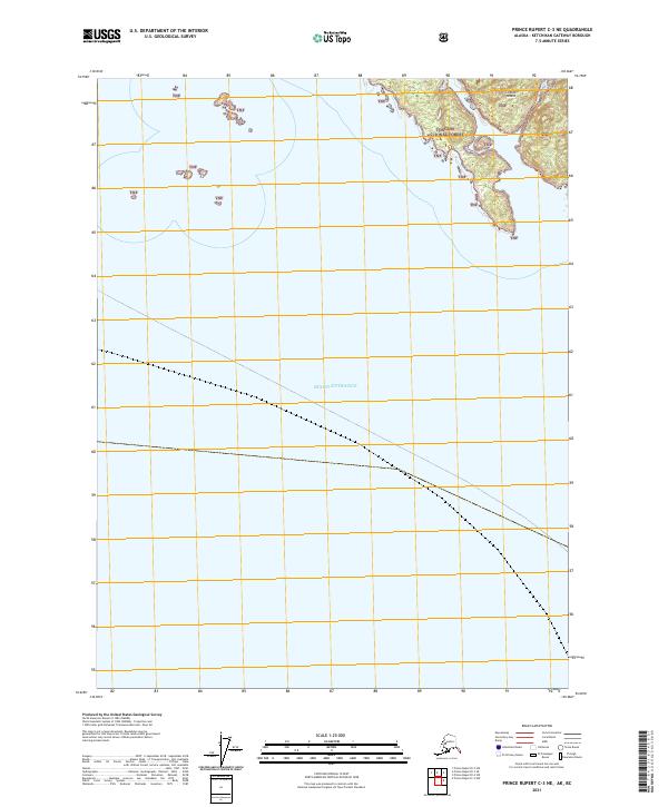 Prince Rupert C-3 NE, AK-BC — USGS 7.5-minute topo (2021)