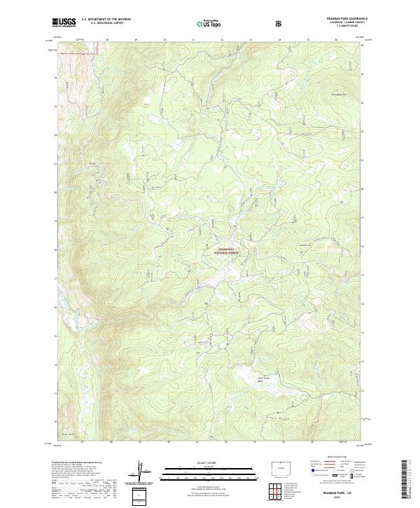 Deadman Park, CO — USGS 7.5-minute topo (2022)