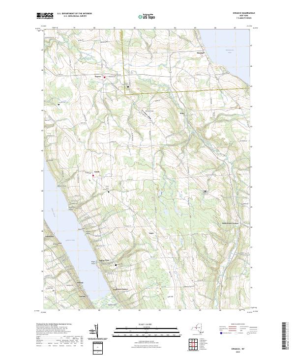 Owasco, NY — USGS 7.5-minute topo (2023)