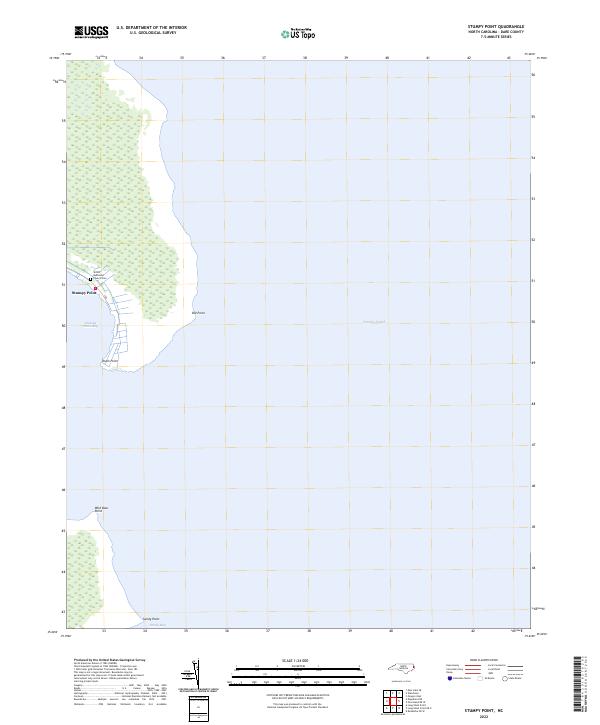 Stumpy Point, NC — USGS 7.5-minute topo (2022)