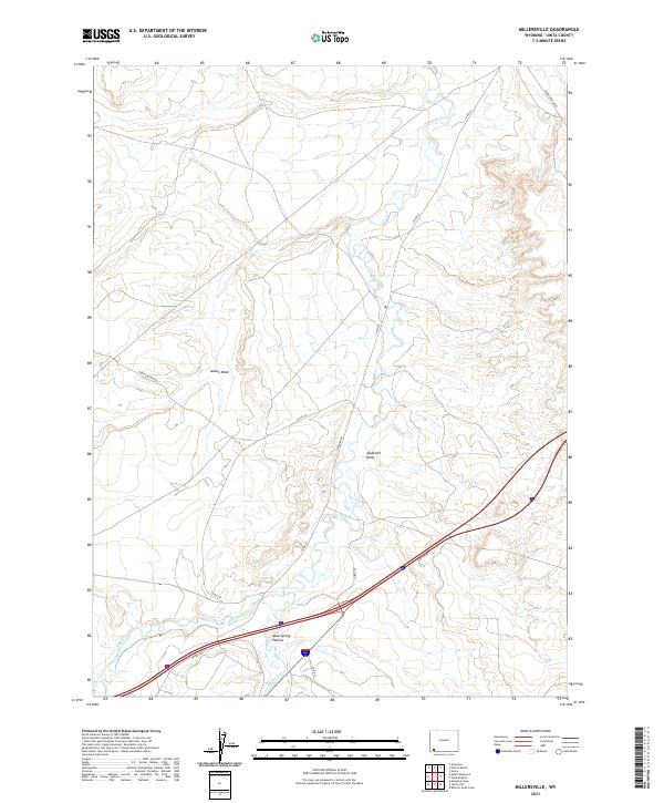 Millersville, WY — USGS 7.5-minute topo (2021)