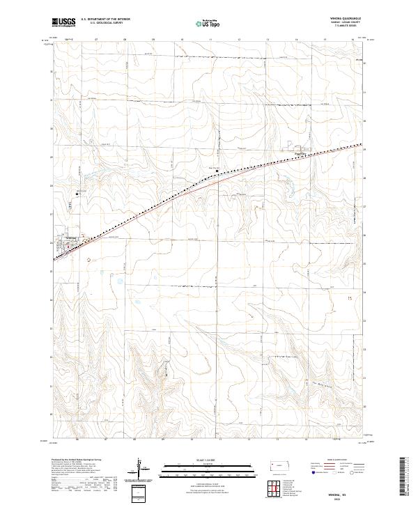 Winona, KS — USGS 7.5-minute topo (2022)