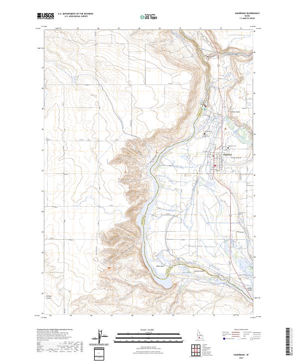 Hagerman, ID — USGS 7.5-minute topo (2024)