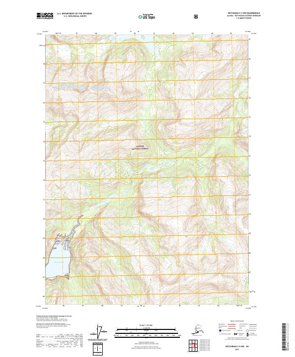 Ketchikan C-2 NW, AK — USGS 7.5-minute topo (2021)