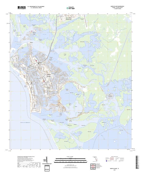 Marco Island, FL — USGS 7.5-minute topo (2025)