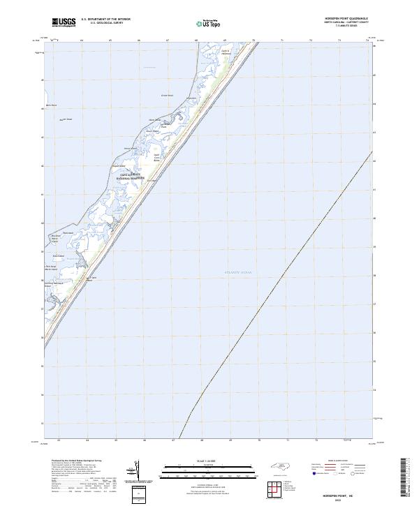 Horsepen Point, NC — USGS 7.5-minute topo (2022)