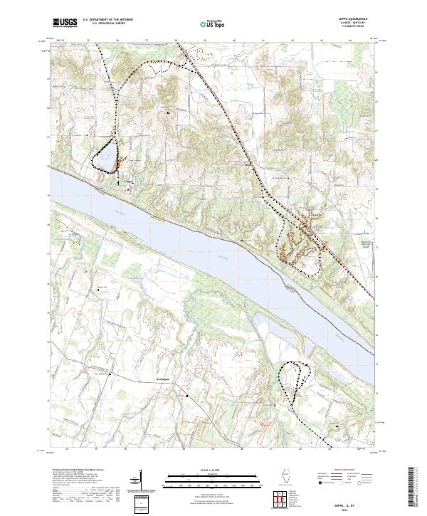 Joppa, IL-KY — USGS 7.5-minute topo (2024)