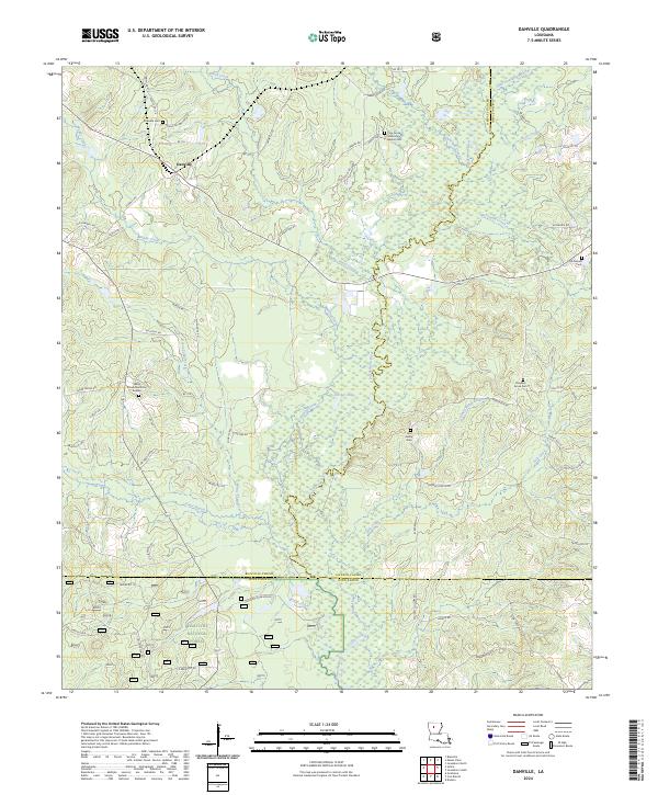 Danville, LA — USGS 7.5-minute topo (2024)