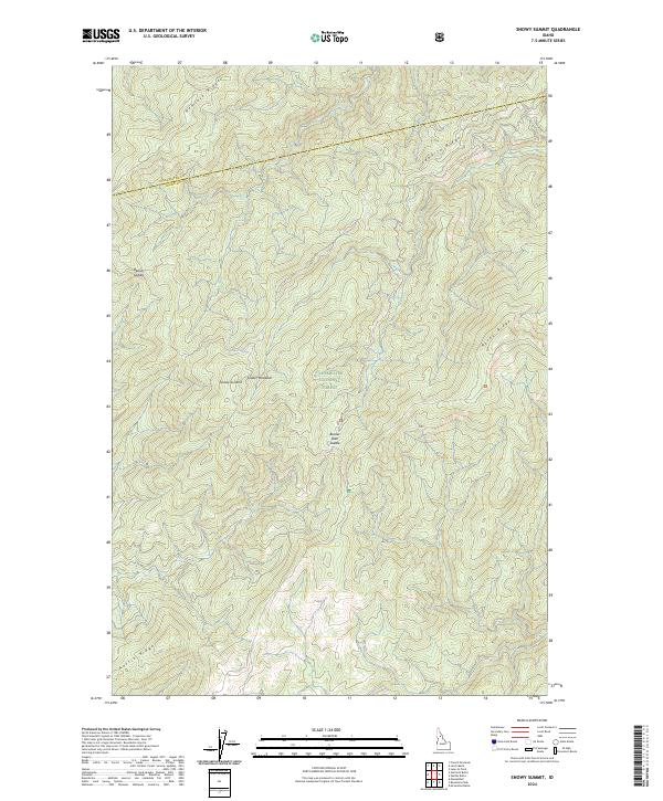 Snowy Summit, ID — USGS 7.5-minute topo (2024)
