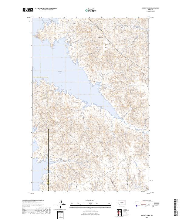 Bobcat Creek, MT — USGS 7.5-minute topo (2024)