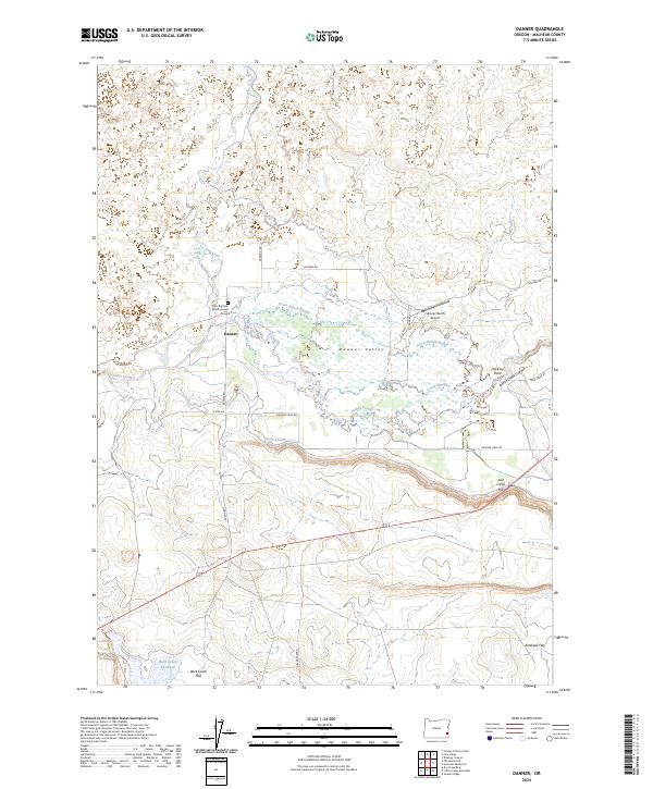 Danner, OR — USGS 7.5-minute topo (2024)