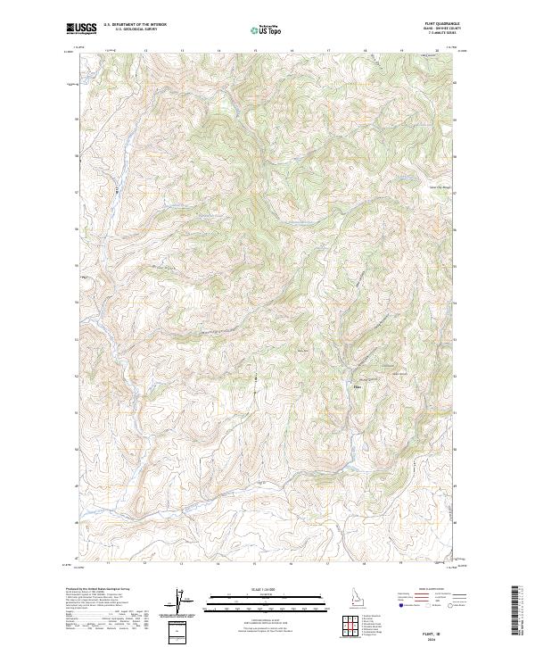 Flint, ID — USGS 7.5-minute topo (2024)