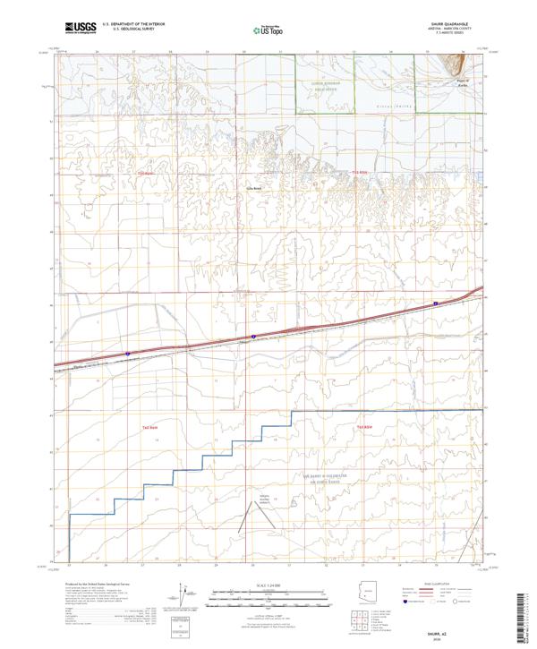 Smurr, AZ — USGS 7.5-minute topo (2026)