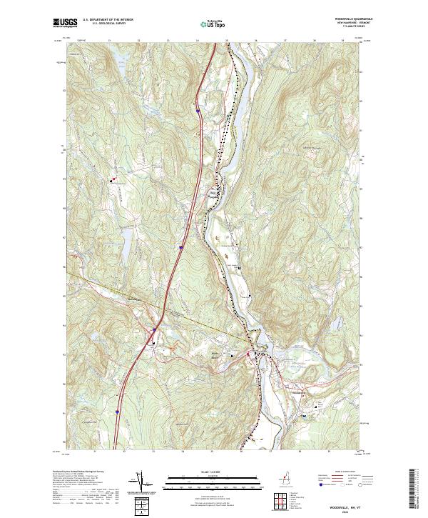 Woodsville, NH-VT — USGS 7.5-minute topo (2024)