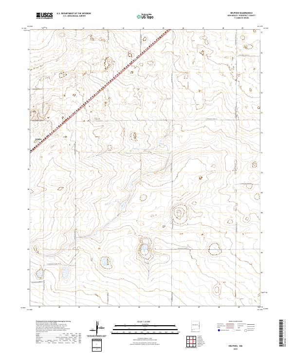 Delphos, NM — USGS 7.5-minute topo (2023)