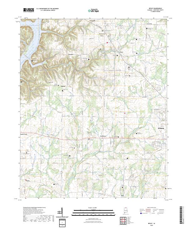 Ripley, AL — USGS 7.5-minute topo (2024)