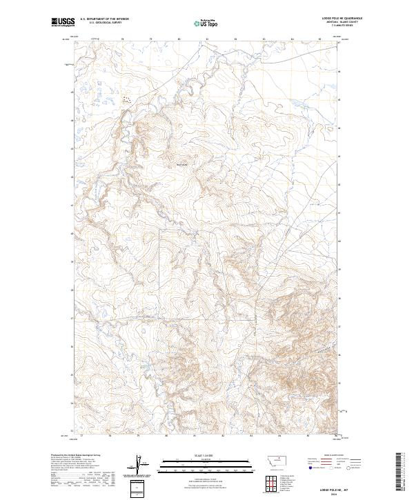 Lodge Pole NE, MT — USGS 7.5-minute topo (2024)