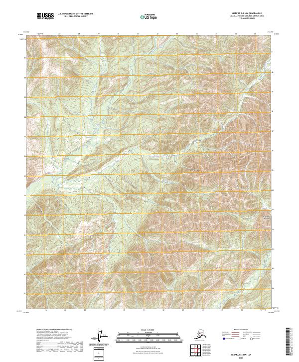 Medfra B-3 NW, AK — USGS 7.5-minute topo (2024)