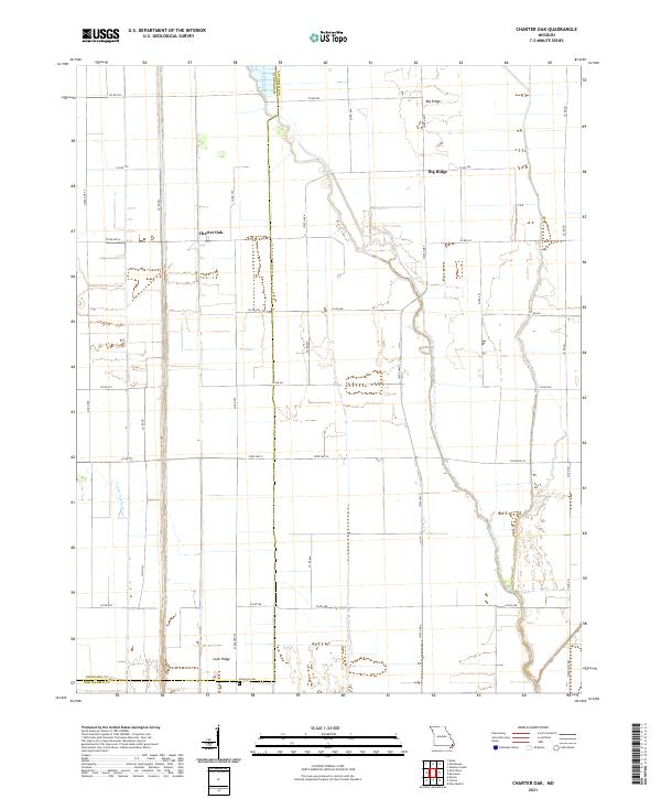 Charter Oak, MO — USGS 7.5-minute topo (2021)
