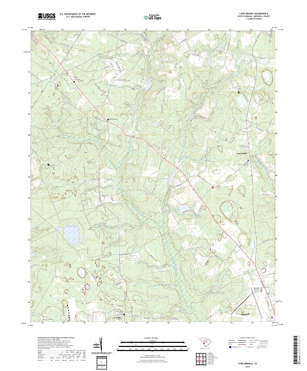 Long Branch, SC — USGS 7.5-minute topo (2024)