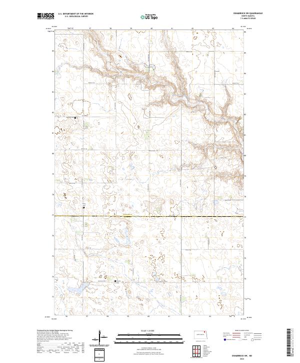 Osnabrock SW, ND — USGS 7.5-minute topo (2024)