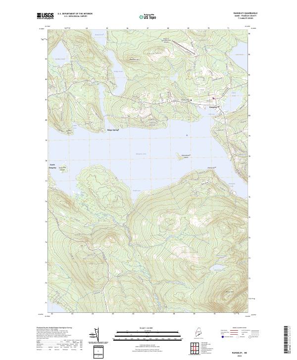 Rangeley, ME — USGS 7.5-minute topo (2024)