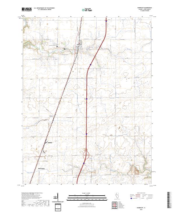 Humboldt, IL — USGS 7.5-minute topo (2024)