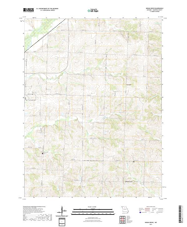 Indian Grove, MO — USGS 7.5-minute topo (2021)