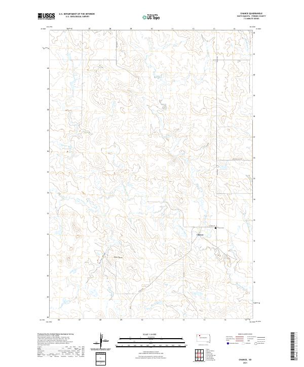 Chance, SD — USGS 7.5-minute topo (2021)