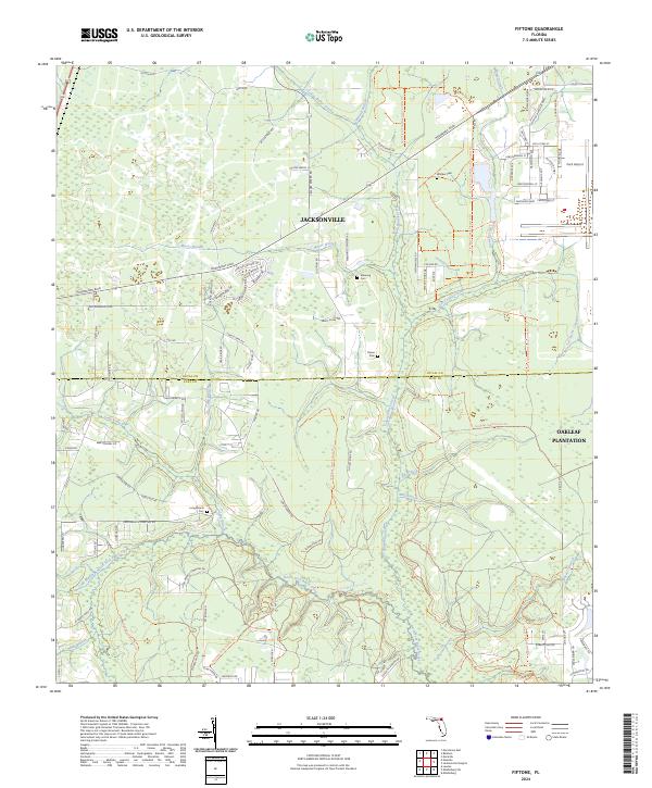 Fiftone, FL — USGS 7.5-minute topo (2024)