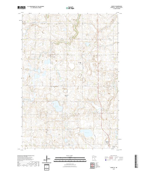 Canby SE, MN — USGS 7.5-minute topo (2022)