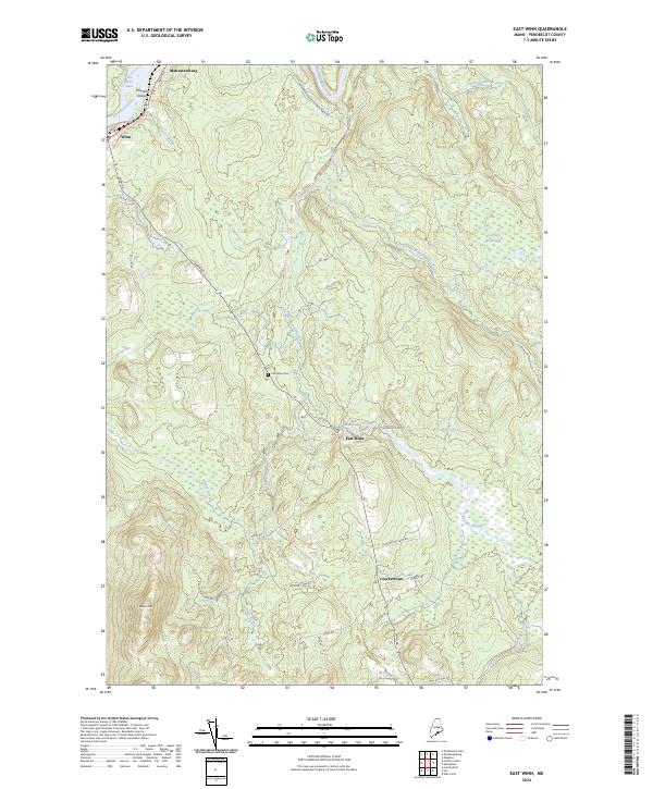 East Winn, ME — USGS 7.5-minute topo (2024)