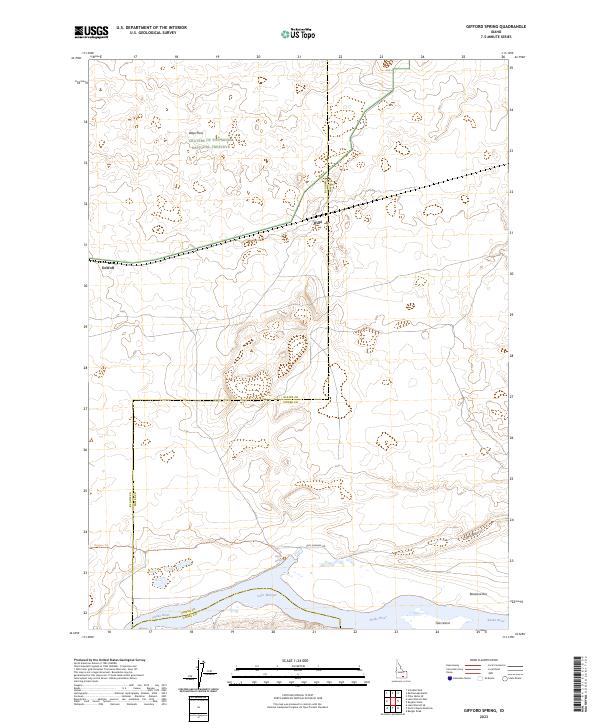 Gifford Spring, ID — USGS 7.5-minute topo (2023)
