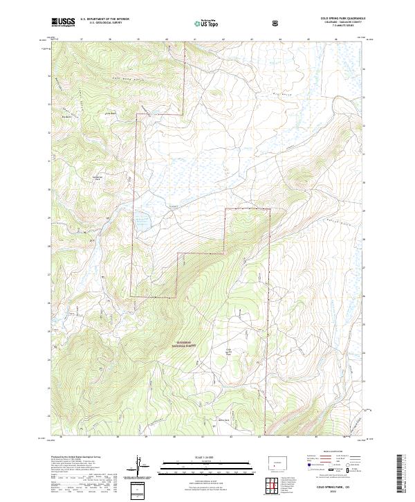 Cold Spring Park, CO — USGS 7.5-minute topo (2022)