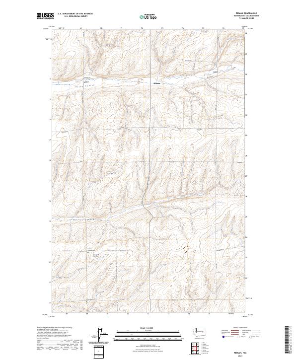Reiman, WA — USGS 7.5-minute topo (2023)