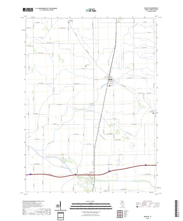 Manlius, IL — USGS 7.5-minute topo (2024)