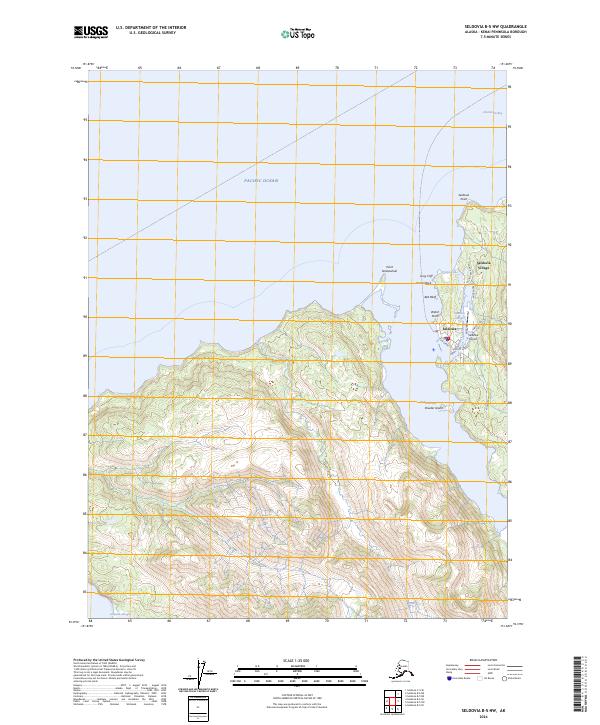 Seldovia B-5 NW, AK — USGS 7.5-minute topo (2024)
