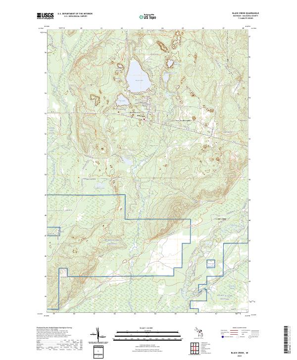 Black Creek, MI — USGS 7.5-minute topo (2023)
