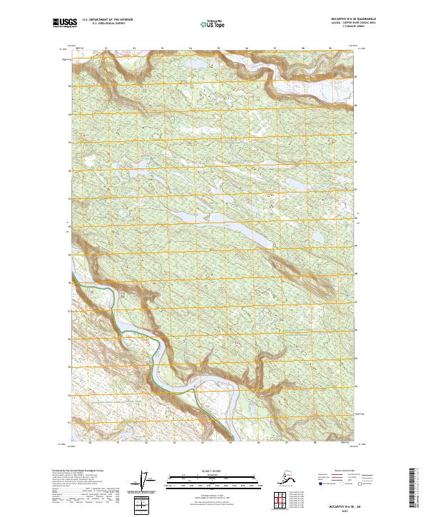 McCarthy B-6 SE, AK — USGS 7.5-minute topo (2023)